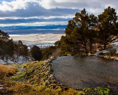 San Luis Valley viewed from Top Ponds
