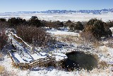 Meadow Pond in winter snow - Doug Bates