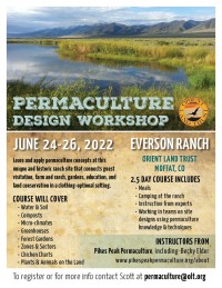 Permaculture Workshop June-24-26, 2022